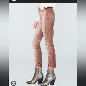 PAIGE Cindy Warm Suede Velvet Pant 25